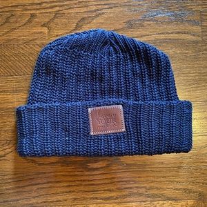 Love Your Melon Beanie Navy Blue Winter Hat Cuffed LYM Mens Womens Unisex